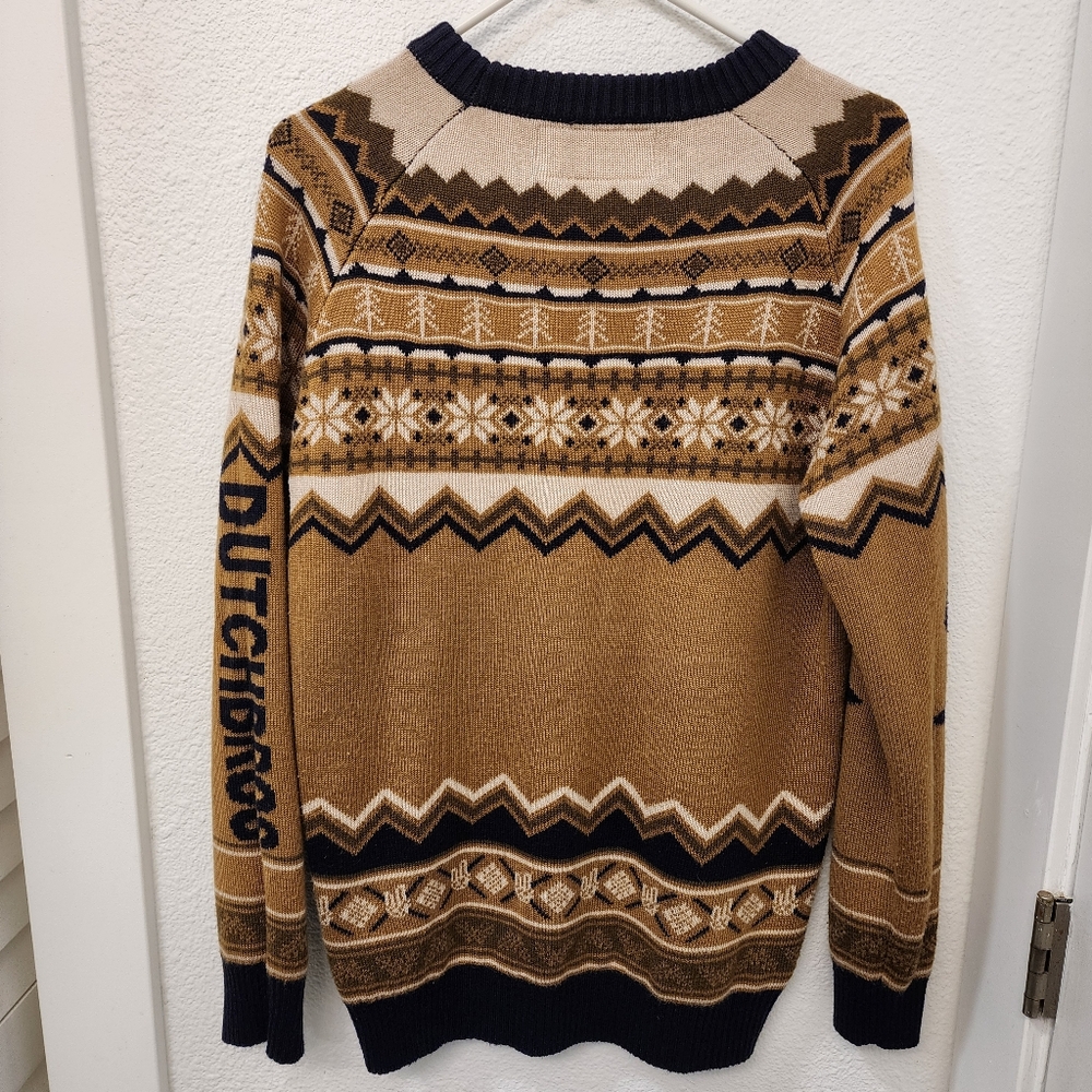 Dutch Bros. Windmill Fair Isle Christmas Sweater - Picture 2 of 6